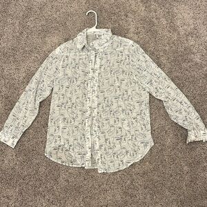 princess polly abstract blouse